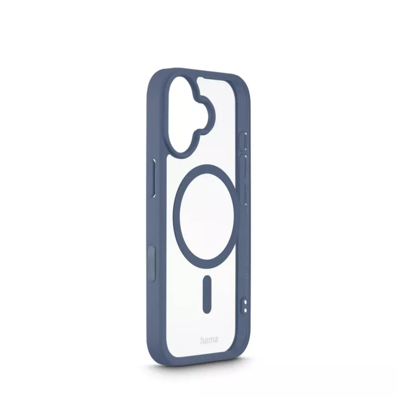 Dėklas Hama Frame Protect iPhone 17 16 cm (6,3 colio) Mėlynas, Skaidrus