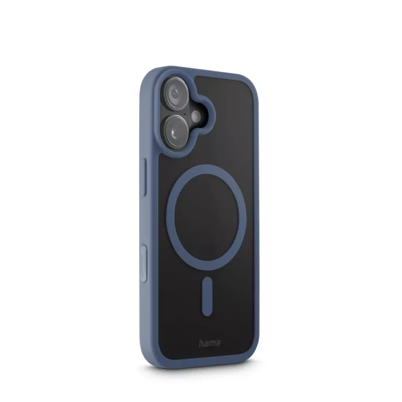 Dėklas Hama Frame Protect iPhone 17 16 cm (6,3 colio) Mėlynas, Skaidrus