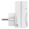 Hama 00223324 kištukinis adapteris su apsauga nuo viršįtampių, tipas F, baltas