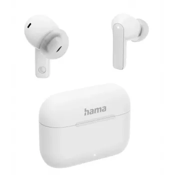 Hama Passion Clear II belaidės ausinės TWS, į ausį, skambučiams/muzikai, Bluetooth, baltos