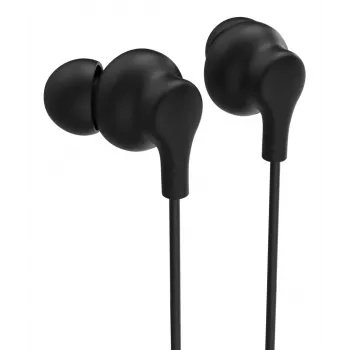 Hama Popply ausinės laidinės į ausį skambučiams ir muzikai juodos