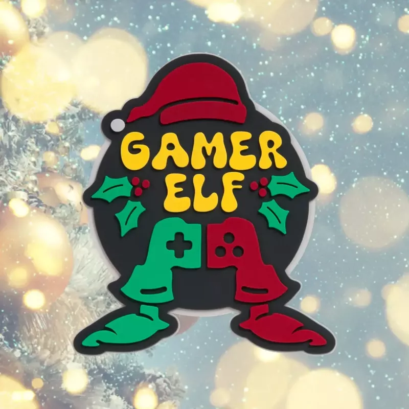 Ženkliukas MAG-MOJI SILLY – Gamer Elf Kalėdinis leidimas, PVC ir silikonas, įvairiaspalvis, 1 vnt.