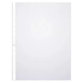 ELBA Kišeniniai aplankai A4, PP 0,08 mm, skaidrūs, universali perforacija (971508)