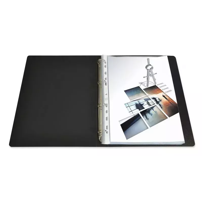 ELBA Kišeniniai aplankai A4, PP 0,08 mm, skaidrūs, universali perforacija (971508)