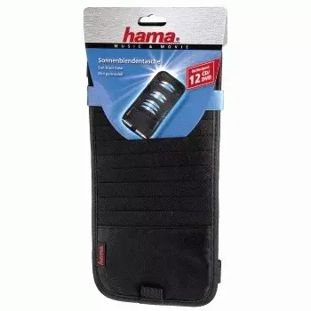 Hama automobilinis dėklas ant saulės skydelio 12 CD, juodas