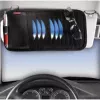 Hama automobilinis dėklas ant saulės skydelio 12 CD, juodas