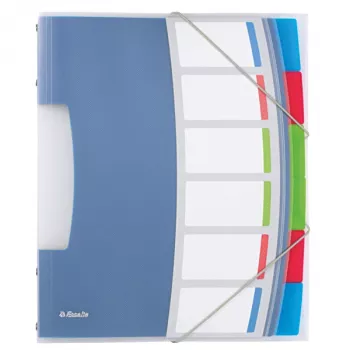 Esselte Divider Book Vivida PP 6 skirtukų, mėlyna, įvairiaspalvė, A4