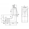 Pataisymo laidas Goobay CAT 5e 2x 90° kampu U/UTP juodas 3m