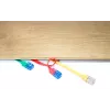 Goobay CAT 6A plokščiasis tinklo kabelis U/UTP baltas 20 m