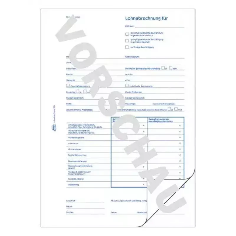 Administracinis bloknotas Avery 506 mėlynai baltas