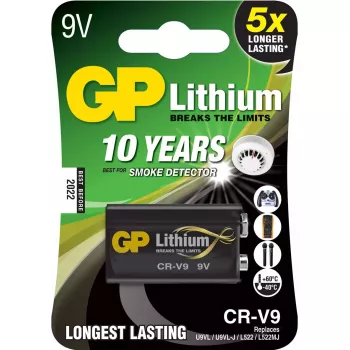 Vienkartinė baterija GP Batteries CR-V9 9V ličio