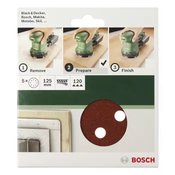 Bosch 2609256A30 šlifavimo pagalvėlės, 5 vnt.