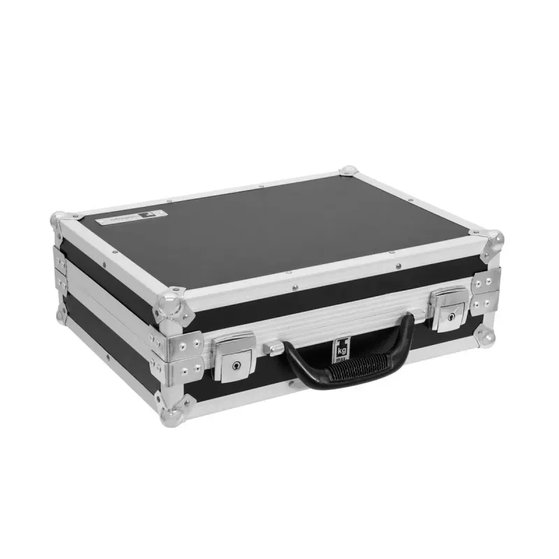 Flight case Roadinger 30126009 – fanera, juoda-sidabrinė, 2,5 kg