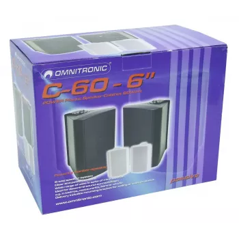 Pasyvus 2 krypčių garsiakalbis Omnitronic 11036718 juodas 50 W