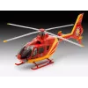 REVELL EC135 Air-Glaciers modelio surinkimo rinkinys, mastelis 1:72, ilgis 143 mm, rotoriaus Ø 140 mm
