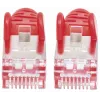 Intellinet tinklo jungiamasis kabelis, Cat7 kabelis / Cat6A kištukai, 15 m, raudonas, varinis, S/FTP, LSOH / LSZH, PVC, RJ45, paauksuoti kontaktai, su apsauginiu gaubteliu, su įvore, viso gyvenimo garantija