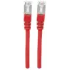 Intellinet tinklo jungiamasis kabelis, Cat7 kabelis / Cat6A kištukai, 15 m, raudonas, varinis, S/FTP, LSOH / LSZH, PVC, RJ45, paauksuoti kontaktai, su apsauginiu gaubteliu, su įvore, viso gyvenimo garantija