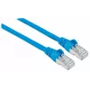 Intellinet tinklo jungiamasis kabelis, Cat7 kabelis / Cat6A kištukai, 15 m, mėlynas, varis, S/FTP, LSOH / LSZH, PVC, RJ45, auksu dengti kontaktai, be užkabinimo, su apsauginiu gaubteliu, viso gyvenimo garantija