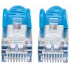 Intellinet tinklo jungiamasis kabelis, Cat7 kabelis / Cat6A kištukai, 15 m, mėlynas, varis, S/FTP, LSOH / LSZH, PVC, RJ45, auksu dengti kontaktai, be užkabinimo, su apsauginiu gaubteliu, viso gyvenimo garantija