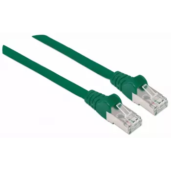Intellinet Network Patch Cable Cat7/Cat6A 20m Žalias Varis S/FTP LSOH RJ45 Auksuoti Kontaktai Apsaugotas Nuo Užkabinimo