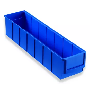 Dėžutė smulkioms detalėms Allit 456540 polipropileninė mėlyna 91x400x81 mm