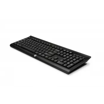 HP K2500 belaidė klaviatūra, pilno dydžio (100%), RF belaidė, juoda