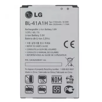 Pakeitimo ličio jonų baterija OEM BL-41A1H skirta LG F60 D390N, 2100 mAh