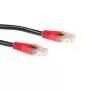 ACT Black 1 m U/UTP CAT6 jungiamasis kabelis su RJ45 jungtimis