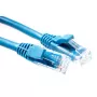 ACT Blue 1 m CAT5E U/UTP jungiamasis laidas su RJ45 kištukais