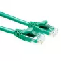ACT Green 2 m CAT5E U/UTP jungiamasis kabelis su RJ45 jungtimis