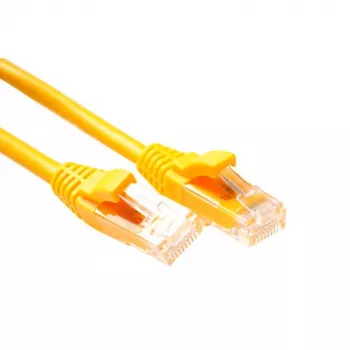ACT geltonas 7 m U/UTP CAT5E jungiamasis laidas su RJ45 jungtimis