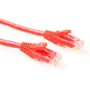 ACT Red 5 metrų U/UTP CAT6 jungiamasis laidas su RJ45 jungtimis