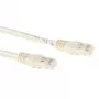 ACT Ivory 2 m LSZH U/UTP CAT6A jungiamasis laidas su RJ45 jungtimis