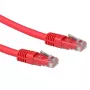 ACT Red 3 m LSZH U/UTP CAT6A jungiamasis kabelis su RJ45 jungtimis