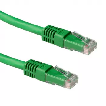 ACT Green 5 m LSZH U/UTP CAT6A jungiamasis laidas su RJ45 kištukais