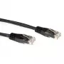 ACT Black 1.5 m LSZH U/UTP CAT6A tinklo kabelis su RJ-45 jungtimis