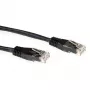 ACT Black 7 m LSZH U/UTP CAT6A jungiamasis kabelis su RJ45 jungtimis