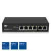ACT AC4430 6 prievadų tinklo jungiklis, 10/100Mbps, 4x PoE+ (30W)