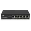 ACT AC4430 6 prievadų tinklo jungiklis, 10/100Mbps, 4x PoE+ (30W)