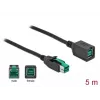 Prailginimo laidas USB su maitinimu DeLOCK 85984 12V 5m Juodas