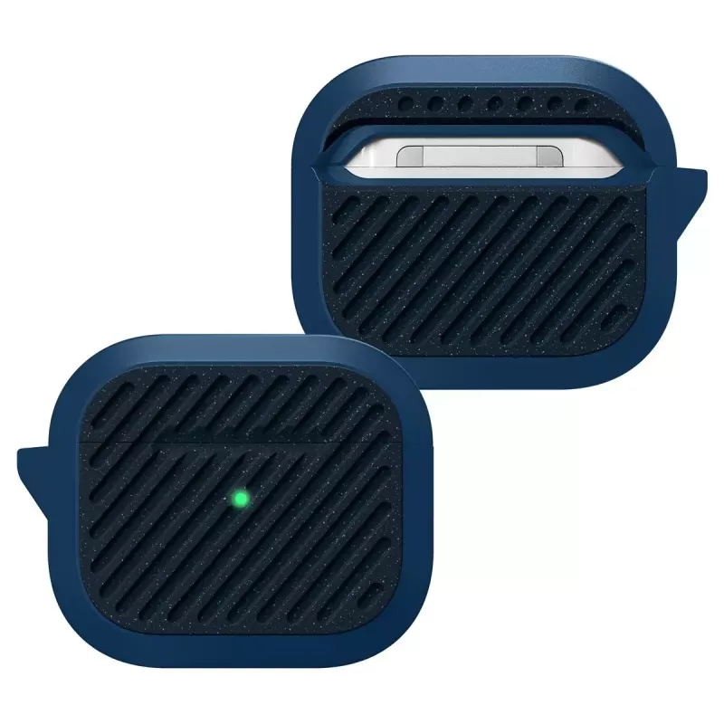 Dėklas LAUT CAPSULE AirPods 3 – mėlynas, metalinis polikarbonatas TPU