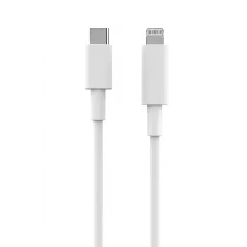 Laidas 2GO 795848 USB C – Lightning 1 m baltas