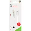 Garso laidas 2GO 797218 1m 3,5mm Lightning baltas
