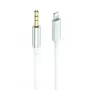 Garso laidas 2GO 797218 1m 3,5mm Lightning baltas