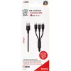 USB laidas 2GO 797153 1,5 m USB B / USB-C, Micro-USB B, Lightning juodas