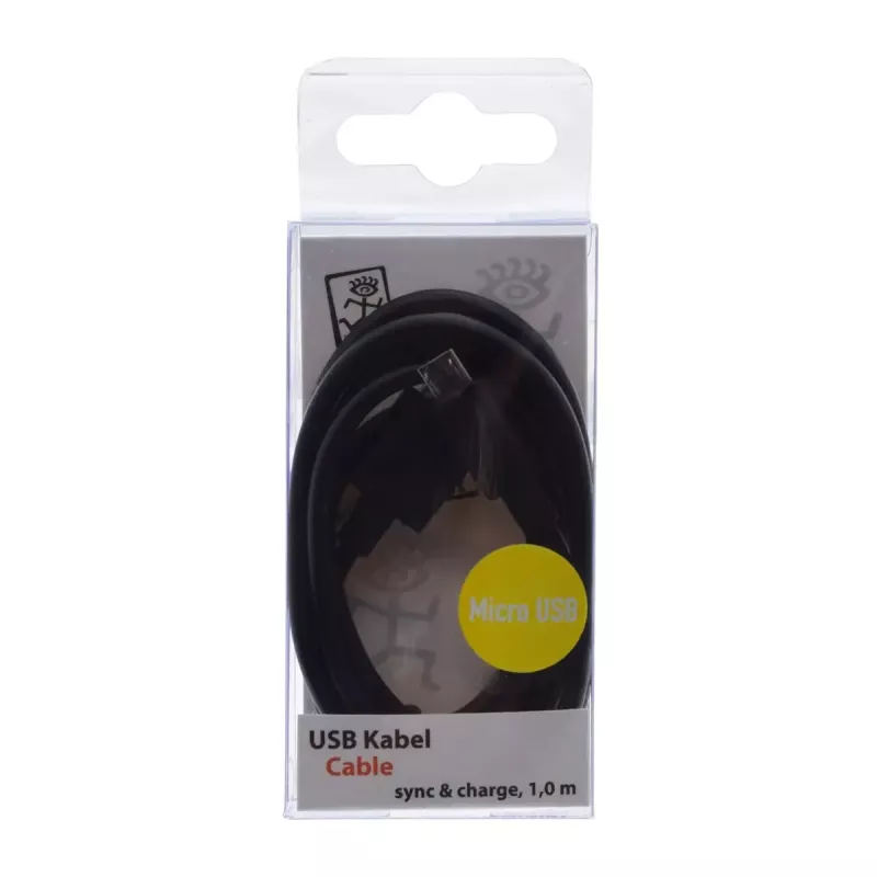 USB laidas 2GO 795201 1 m USB B Micro-USB B juodas