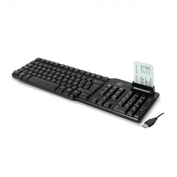 ACT AC5475 Laidinė klaviatūra su kortelių skaitytuvu (AZERTY/BE išdėstymas)
