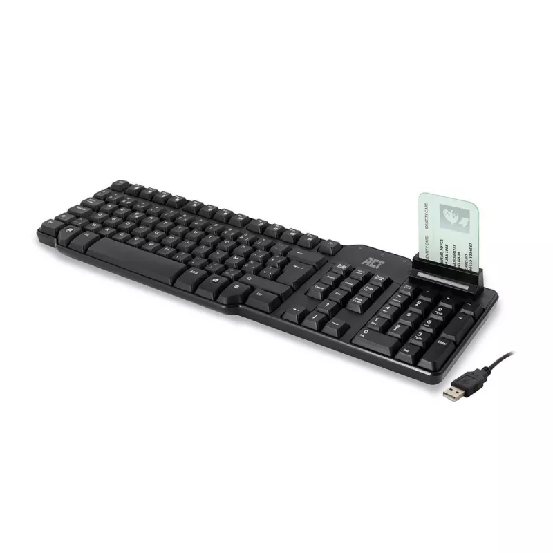 ACT AC5475 Laidinė klaviatūra su kortelių skaitytuvu (AZERTY/BE išdėstymas)