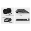 Belaidis klaviatūros ir pelės rinkinys ACT AC5710, USB-C/USB-A kombinuotas imtuvas (QWERTY/US išdėstymas)