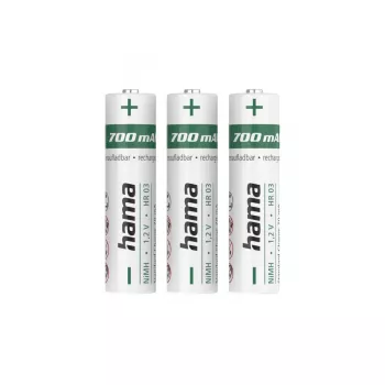 Hama 00223526 Įkraunama baterija AAA NiMH 700 mAh, 3 vnt.
